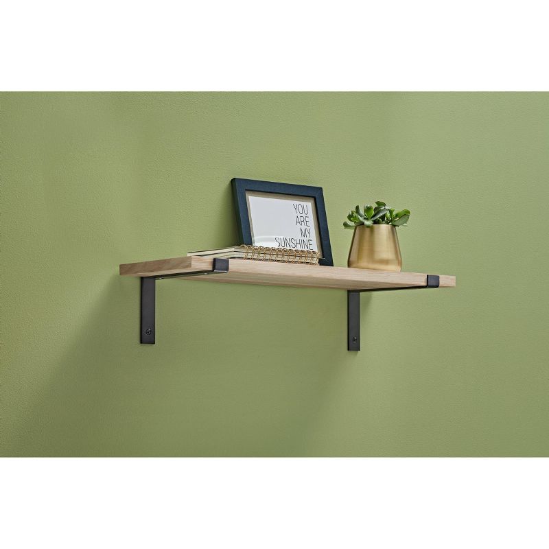 23.6" x 7.9" Feelwood Brushed Shelf Oak - Dolle Shelving