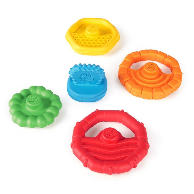 Baby Einstein Stack & Teethe Multi-Textured Teether Toy