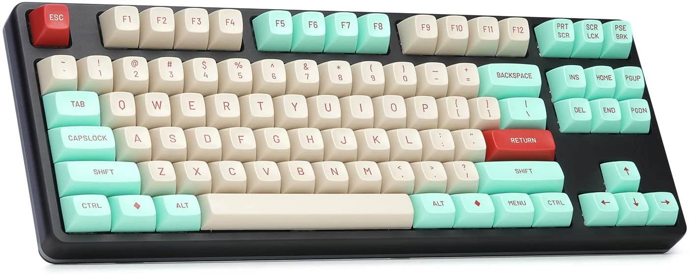 DROP MT3 Jukebox Keycap Set, ABS Hi-Profile Keycaps, Doubleshot Legends, MX Style Covers Fullsize, Tenkeyless, Winkeyless, 60%, 65%, and 75% Keyboards (Base Kit)