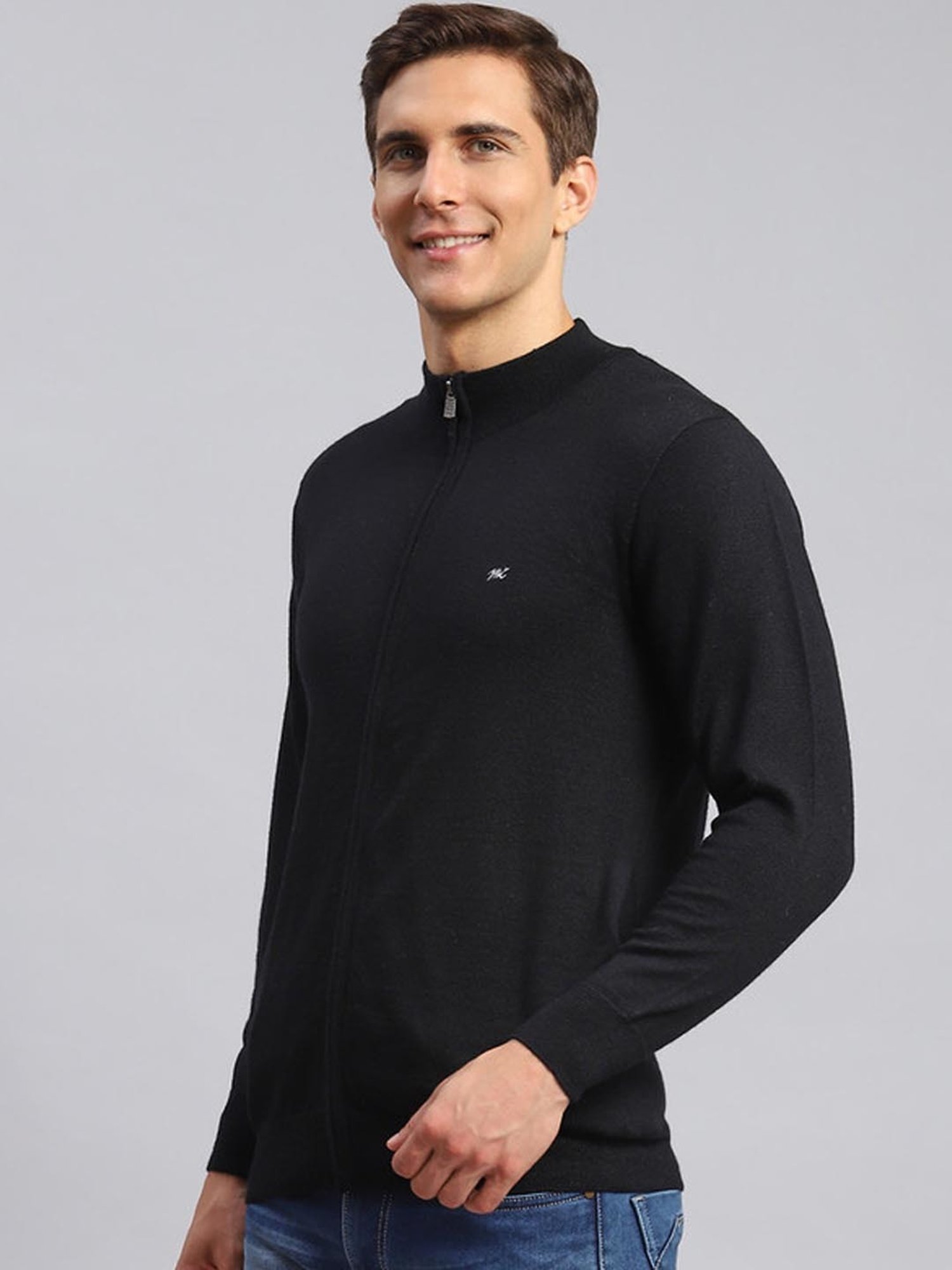 Monte Carlo Black Regular Fit Pullover