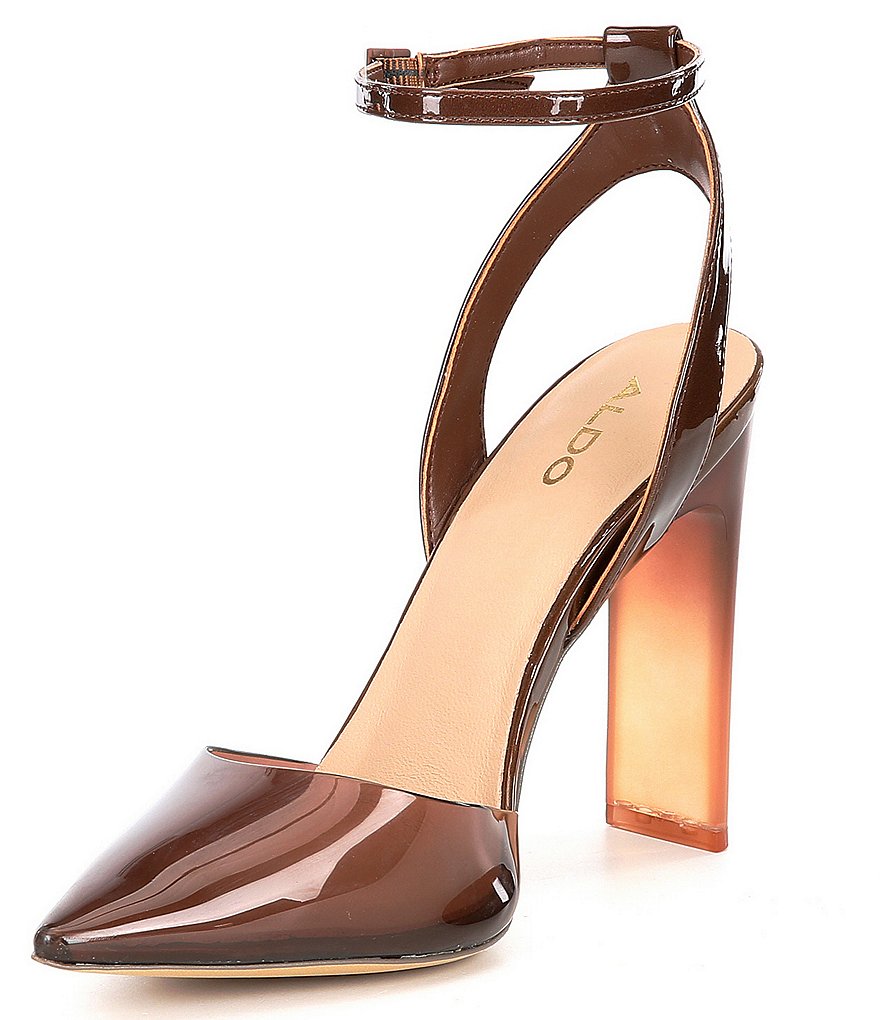 ALDO Aradda Clear Ankle Strap Pumps