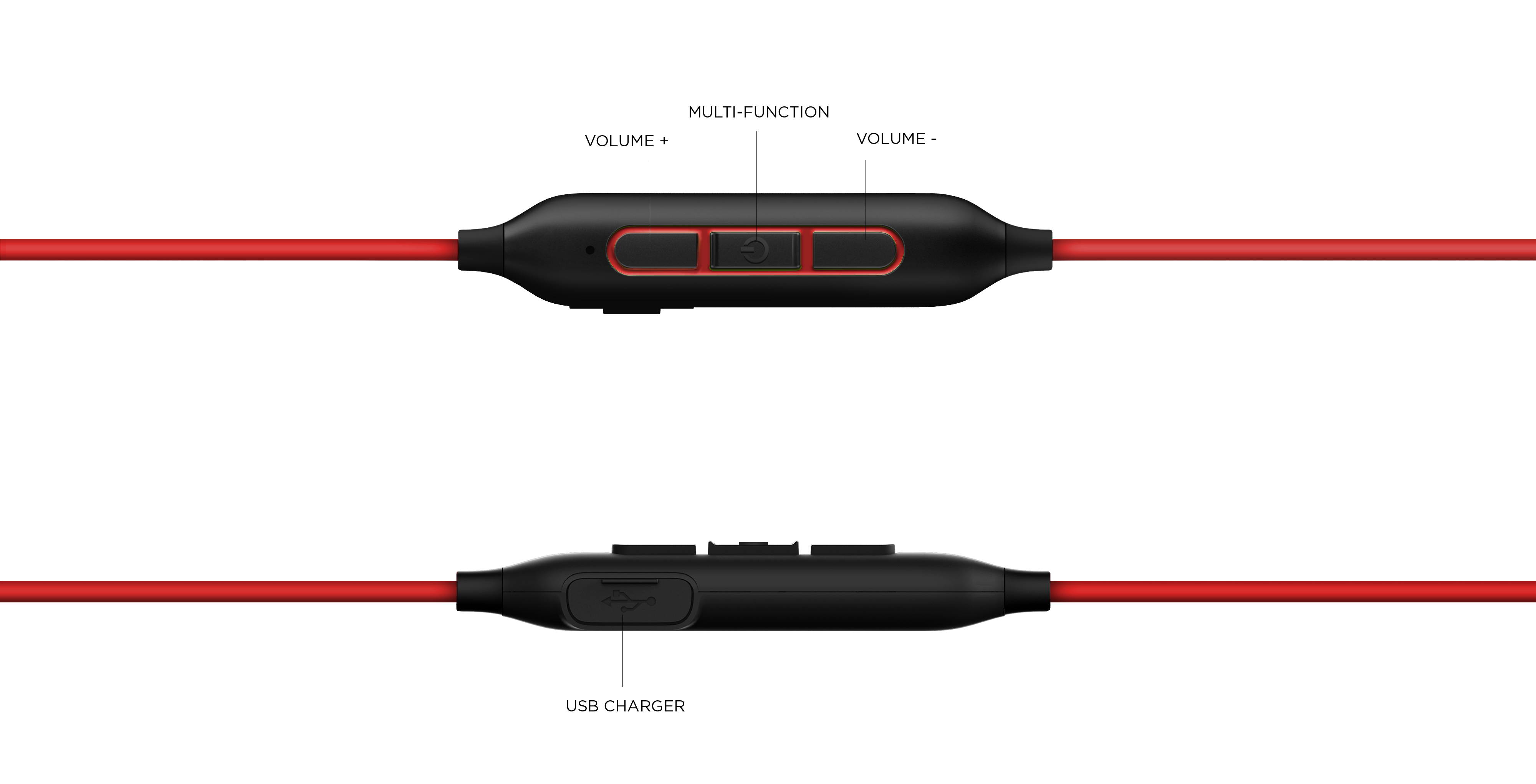 1MORE iBFree Bluetooth 4.2 Sports Earphones Wireless Headphones IPX6 Waterproof Anti Slip with Microphone - E1018BT Black