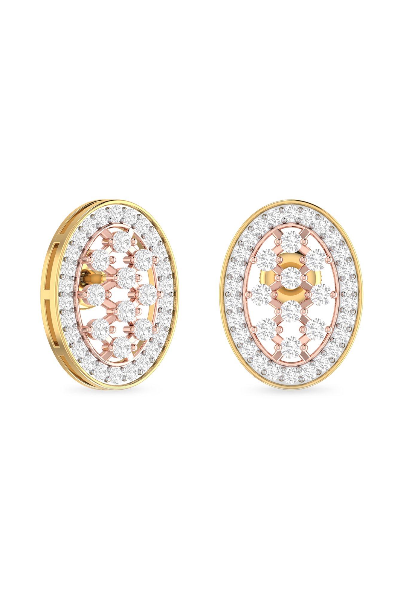 PC Jeweller Steiner 22 kt Gold Earrings
