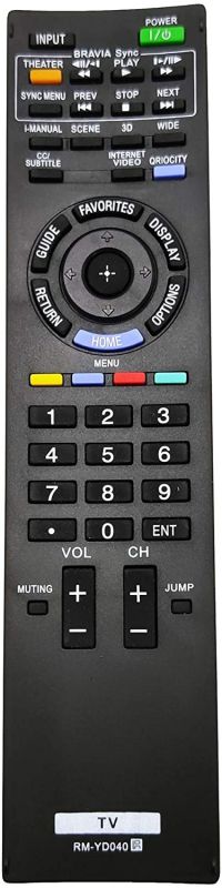 INTECHING TV Remote Control for Sony KDL-46HX701, KDL-52EX700, KDL-52EX701, KDL-52EX703, KDL-55EX703, KDL-55EX710, KDL-55EX711, KDL-55EX713, KDL-55HX701, KDL-60EX700, KDL-60EX701, KDL-60EX703