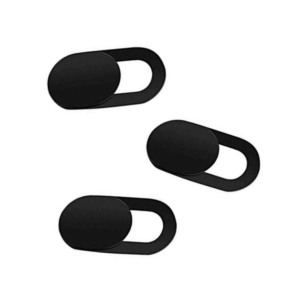 Webcam Cover 3 Pcs Camera Blocker Sliders 0.35"X 0.71" Adhesive Ultra Slim Design Laptop Camera Covers Security Camera Privacy Covers for Mobile Phone, Laptop, PC (3 Pcs)