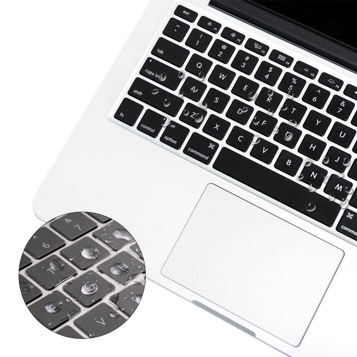 FirstPower Soft Silicone Keyboard Cover Skin for MacBook Pro Air A1369 2013 Models, 2015 Models, 2017 Models