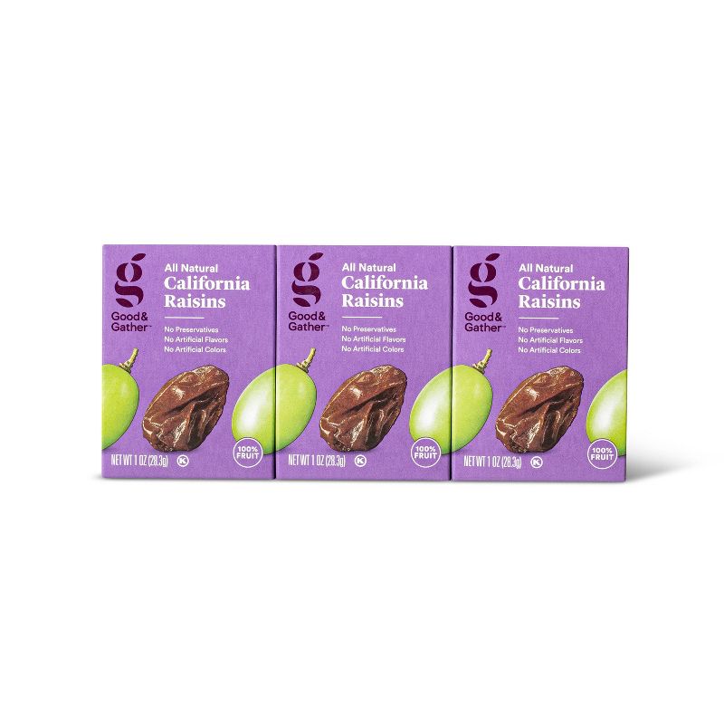 Raisins - 6ct/1oz - Good & Gather™
