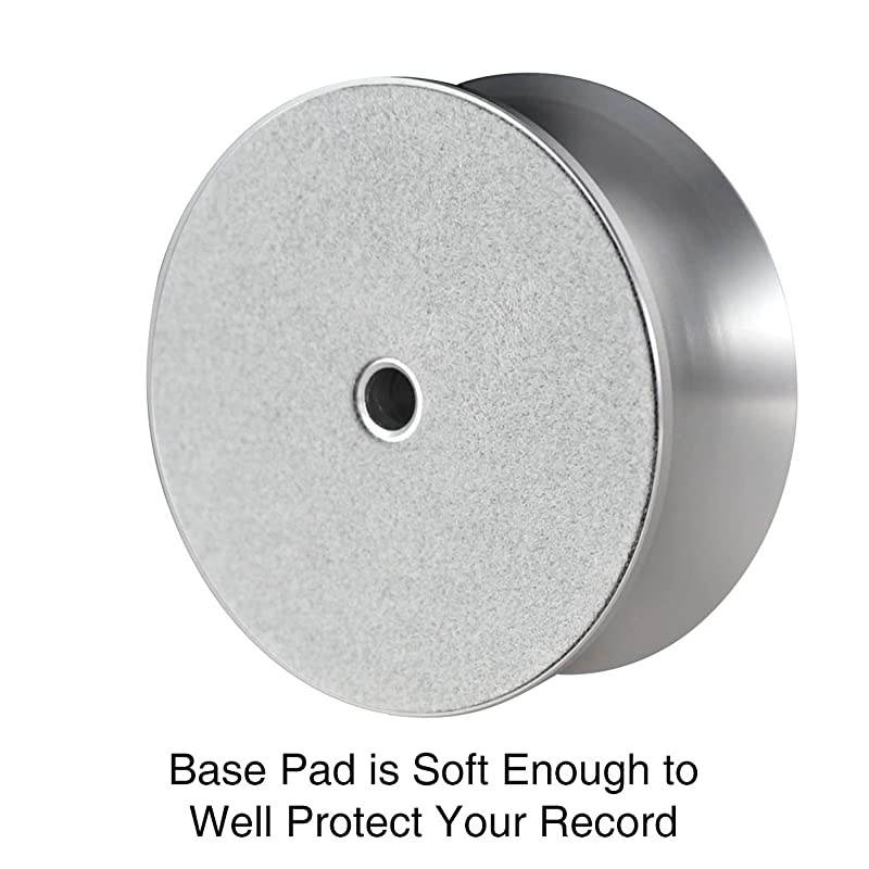 Record Weight Stabilizer for Vinyl LP Turntable Record Player Disc(Silver)