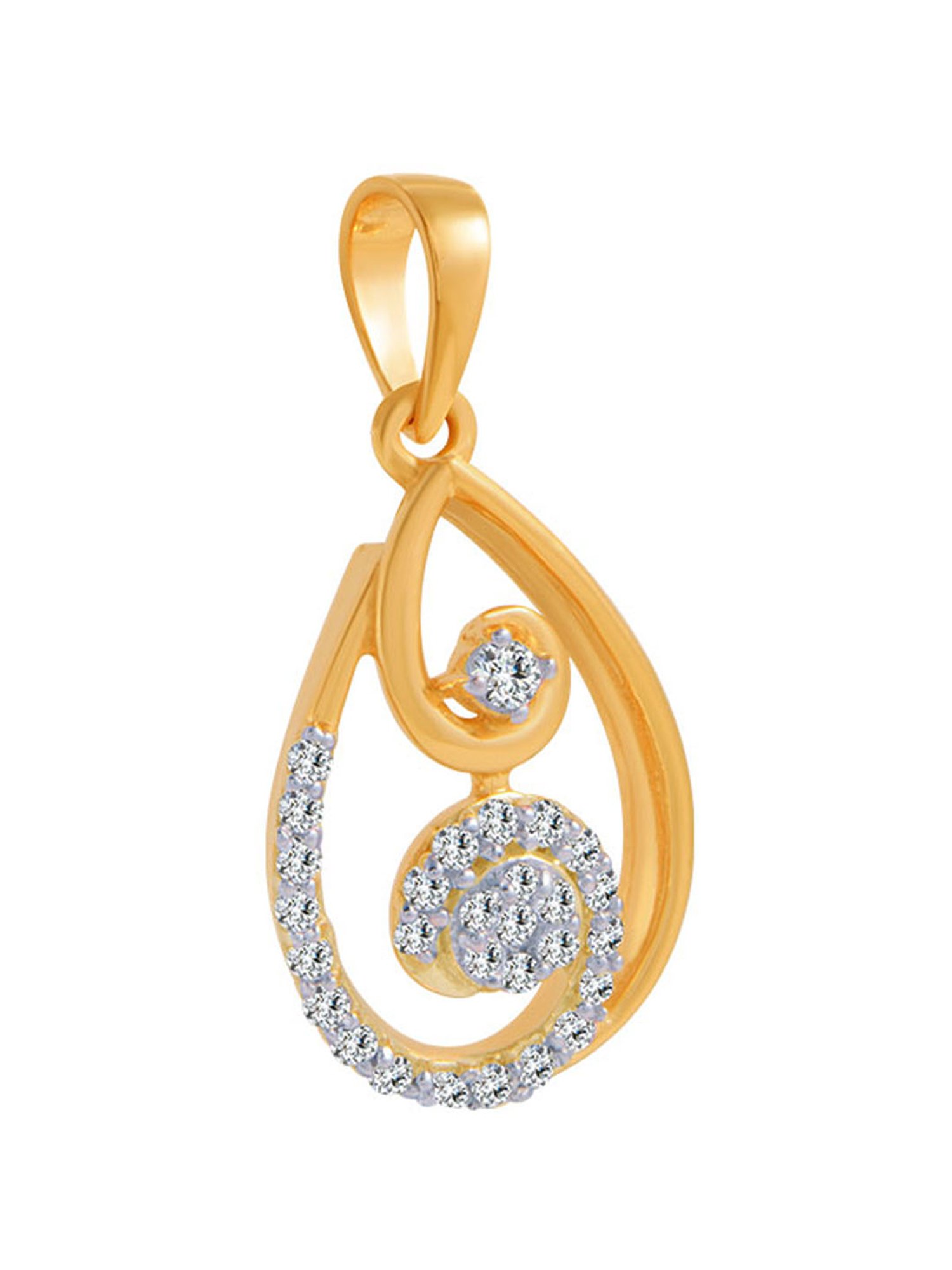 P.C. Chandra Jewellers 18 kt Gold & Diamond Pendant