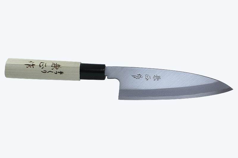 Kanetsune Funayuki-Deba 180mm With Plastic Bolster Magnolia wood handle KC-550