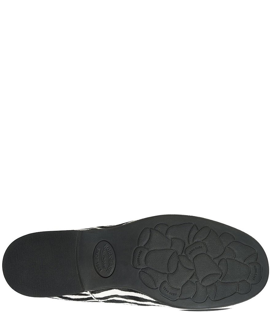 Kork-Ease Nottingham Zebra Print Calf Hair Loafers