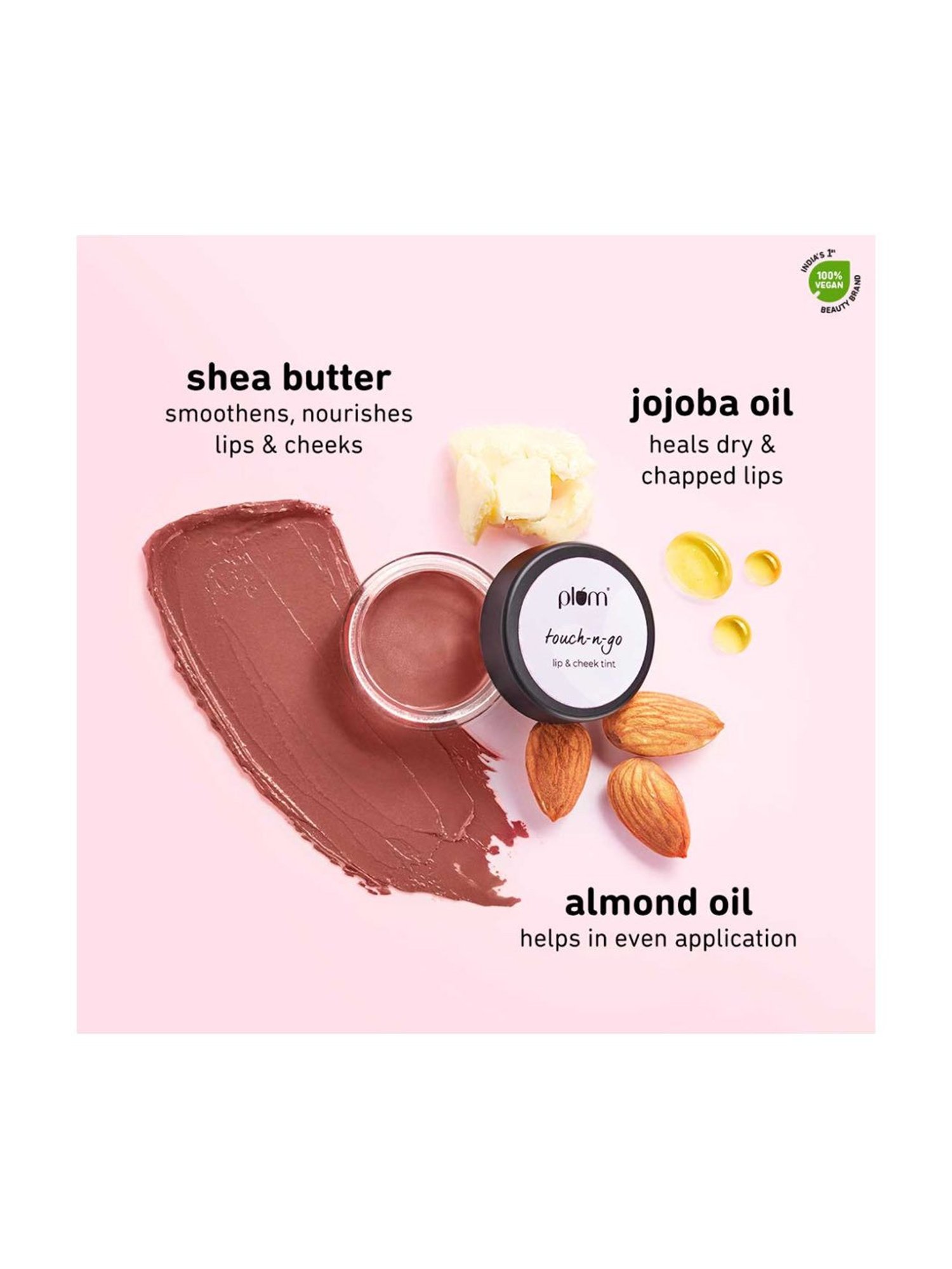 Plum Touch-N-Go Lip & Cheek Tint Mauve Along 123 - 5 gm