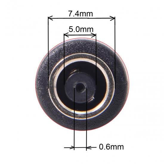 Cablecc DC Jack 7.4*5.0mm Input to USB-C Type-C Power Plug Charge Adapter for Laptop Phone