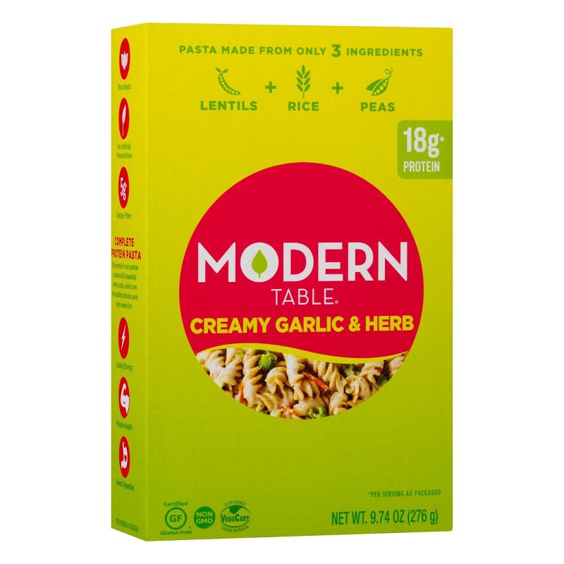 Modern Table Creamy Garlic & Herb Lentil Pasta Meal Kit - 9.74oz