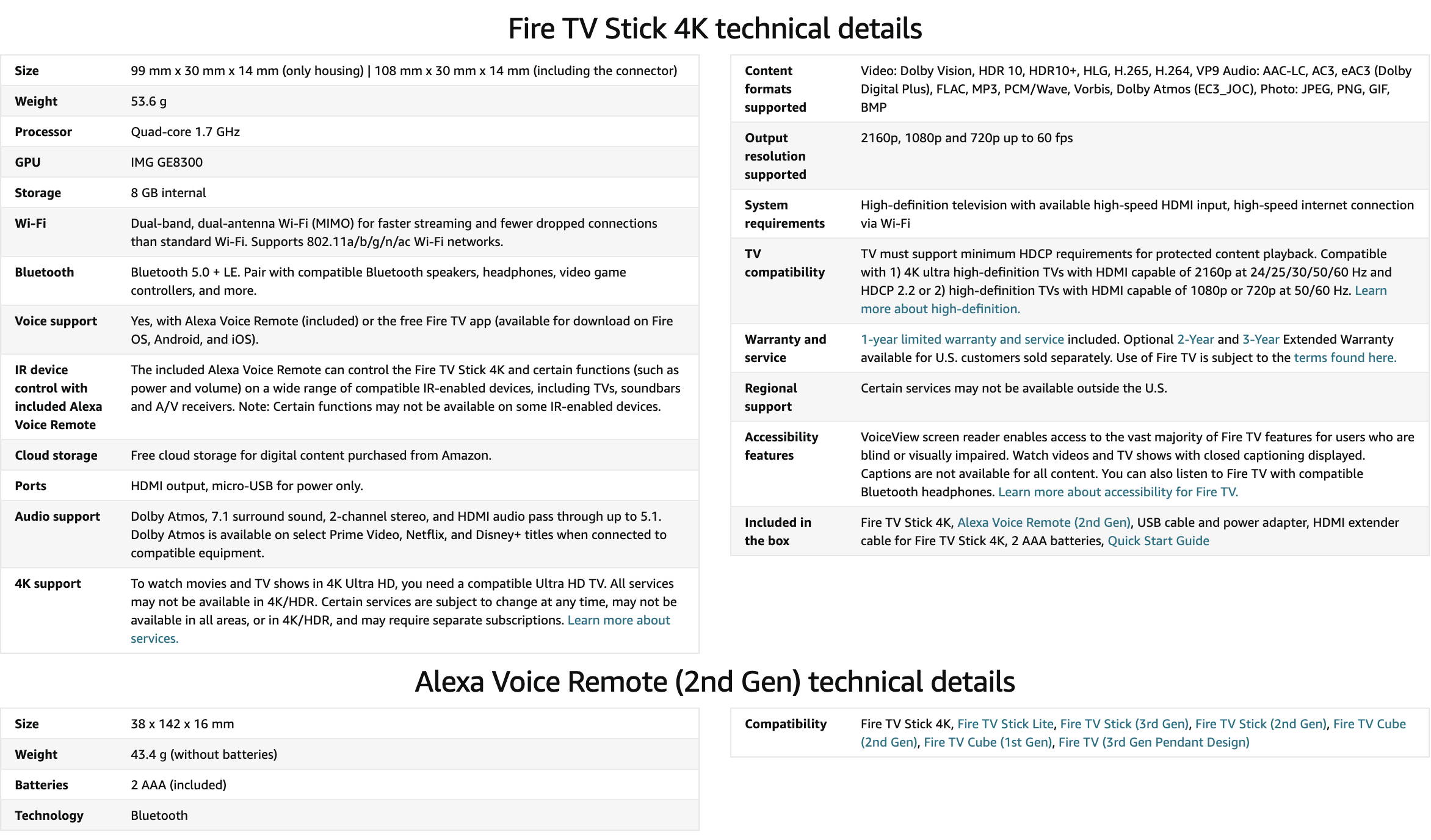 All-new - Amazon - Fire TV Stick 4K with Alexa Voice Remote, Streaming Media Player - Black and Echo Dot 4 (Charcoal)