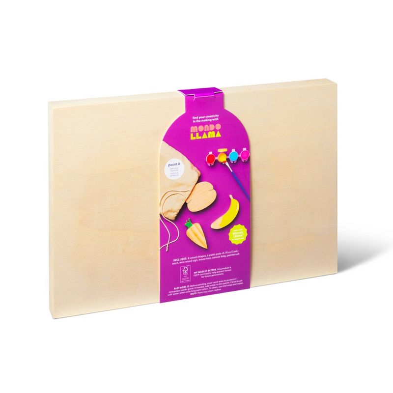 Paint-Your-Own Wood Farmer's Market Kit - Mondo Llama™