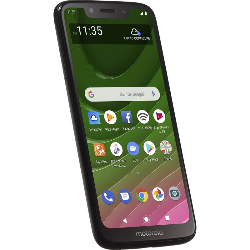 Total Wireless Prepaid Motorola Moto G7 Optimo Maxx 4G LTE (32GB) GSM - Black