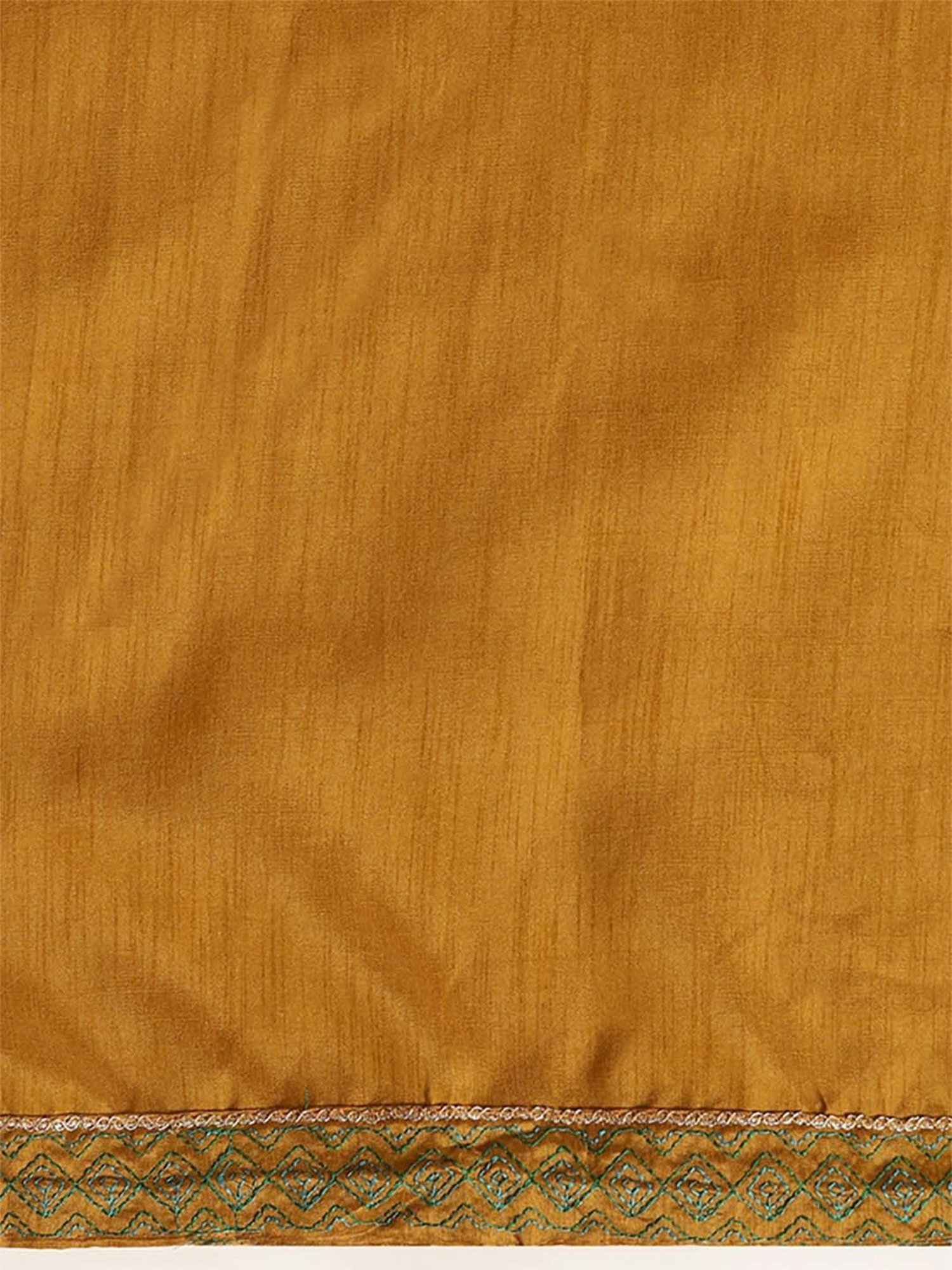 Rangita Brown Floral Print Saree With Unstitched Blouse