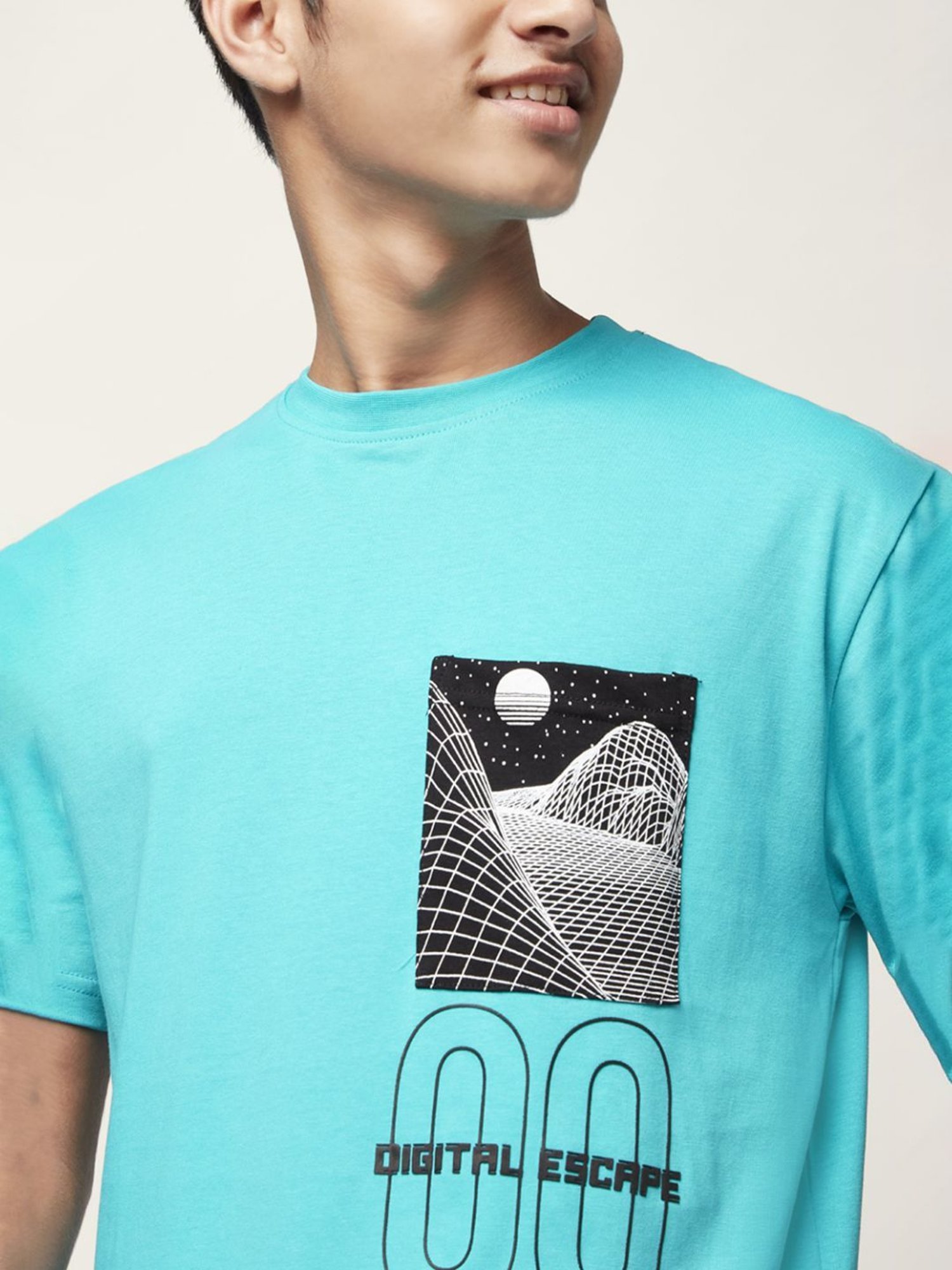 Coolsters by Pantaloons Kids Blue Cotton Printed T-Shirt