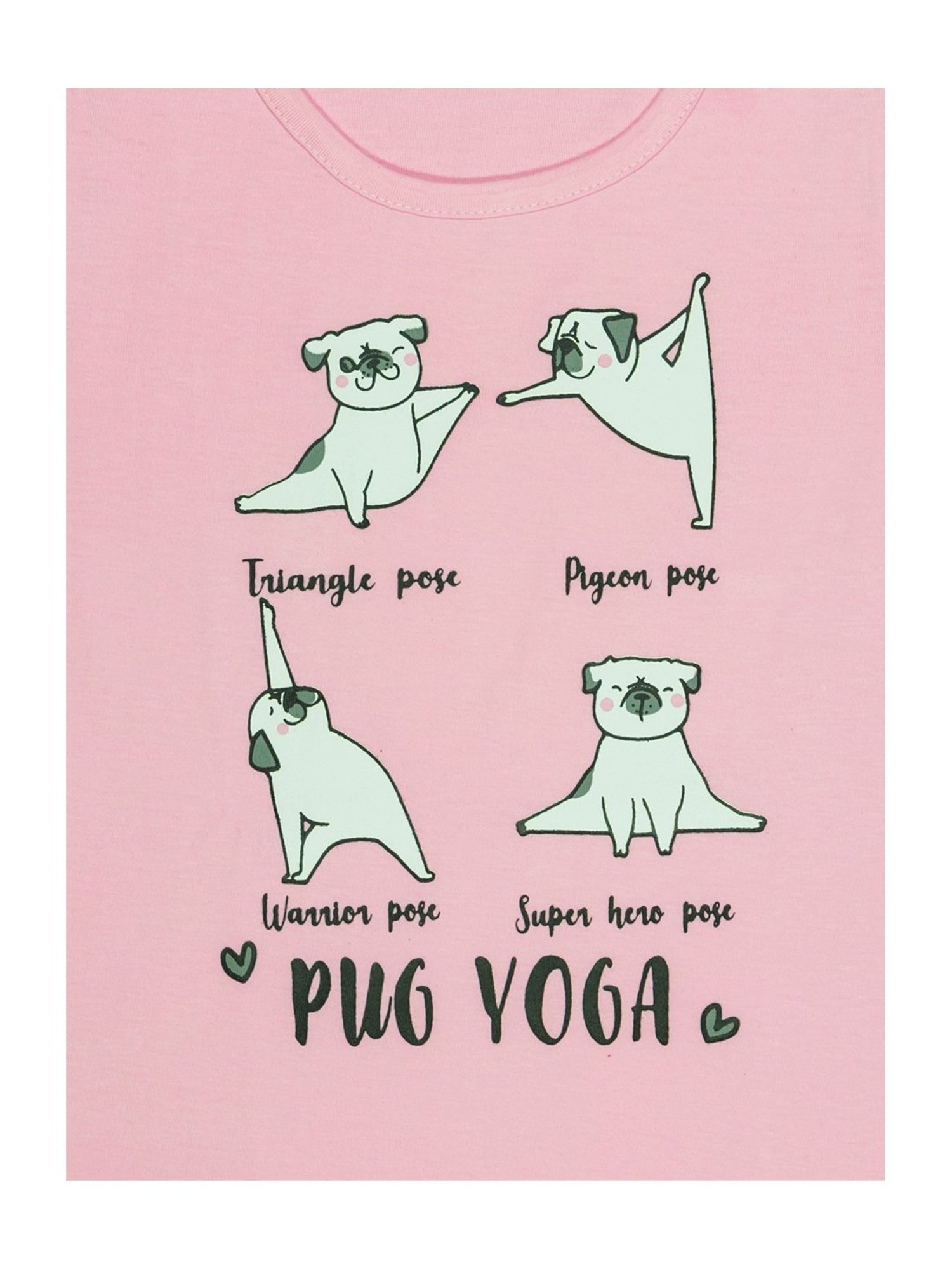 Todd N Teen Kids Pink Cotton Printed T-Shirt & Pants Set