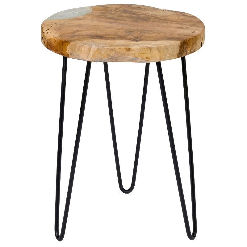 Menlo Teak Accent Table Brown - East At Main
