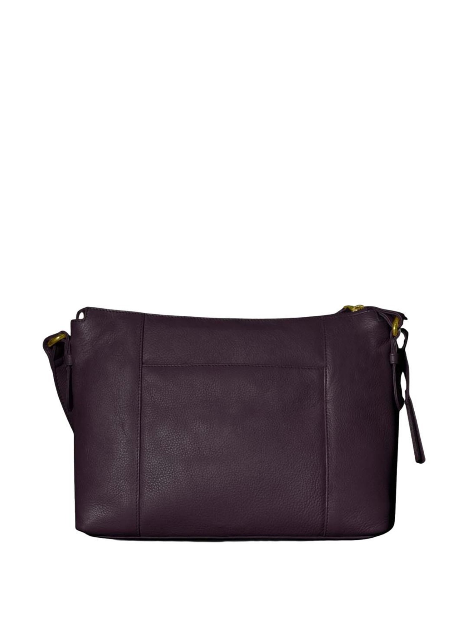 Tortoise Go Everywhere Jayna Wine Solid Medium Cross Body Bag