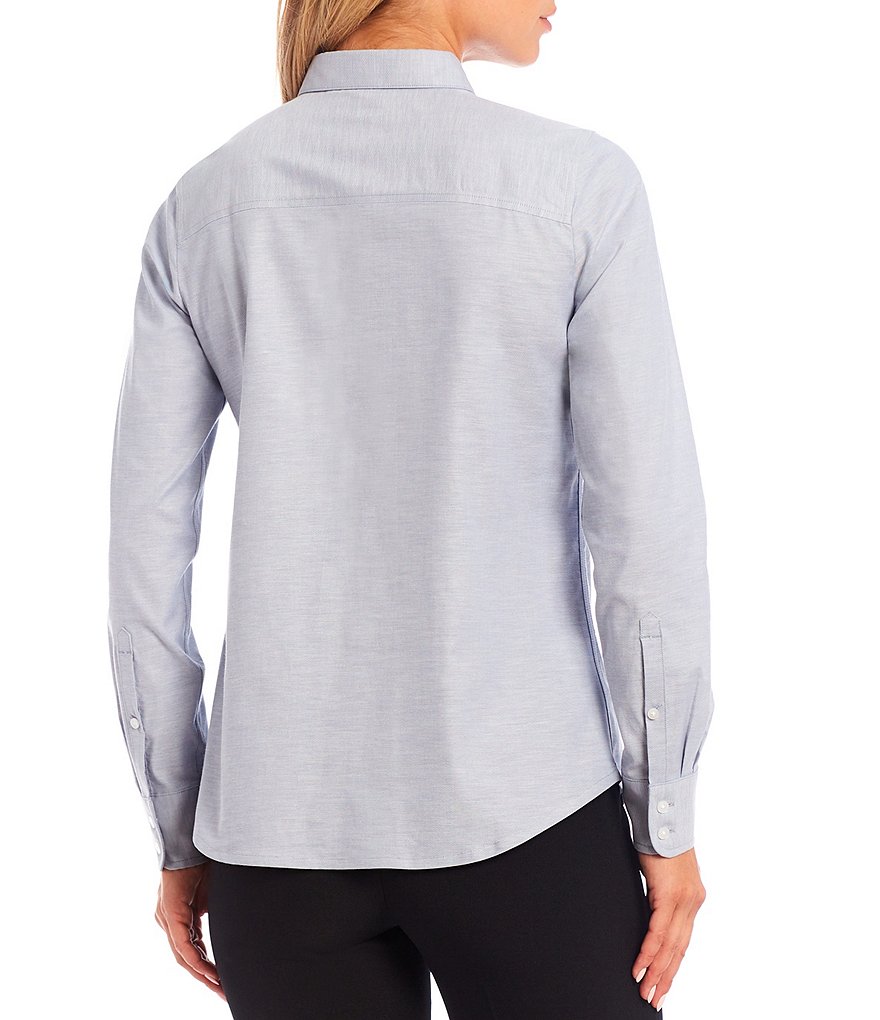 IBKUL Solid Long Sleeve Mock Neck Top