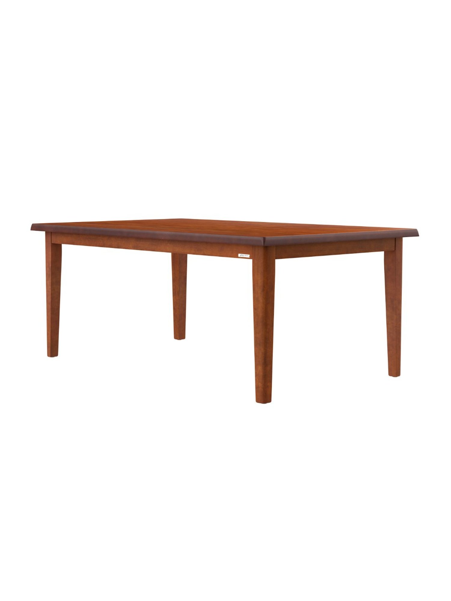 Godrej Interio Feast Brown Engineered Wood 8 Seater Rectangular Dining Table