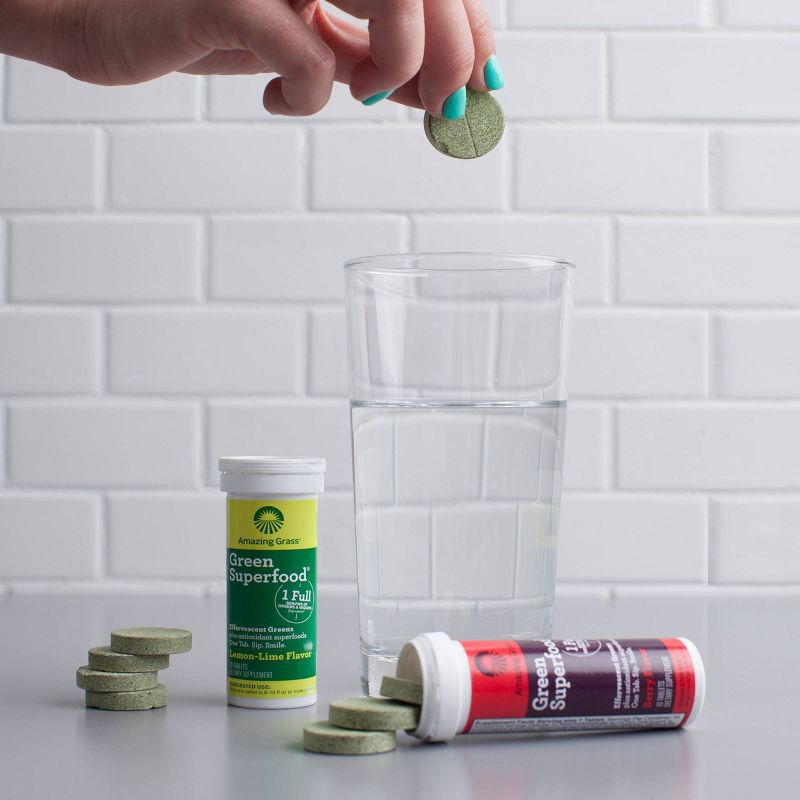 Amazing Grass Green Superfood Dietary Supplement Tablets - Berry - 10ct