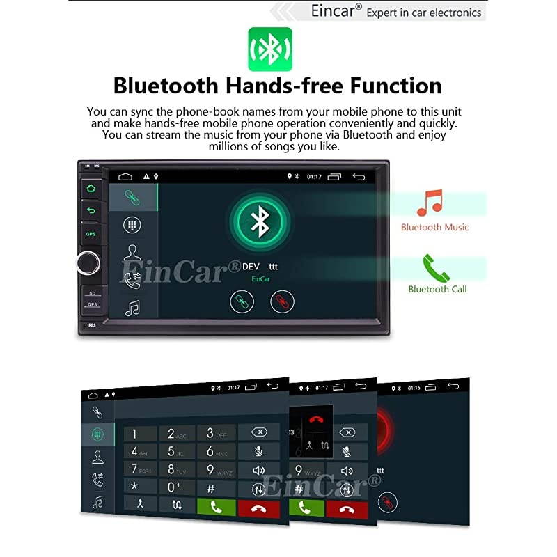 10.0 Double Din Car Stereo GPS Navigation Car Radio Capacitive Touch Screen in Dash Bluetooth Video Player 2 Din Autoradio with WiFi USB Mirrorlink 1080P + Rearview Camera