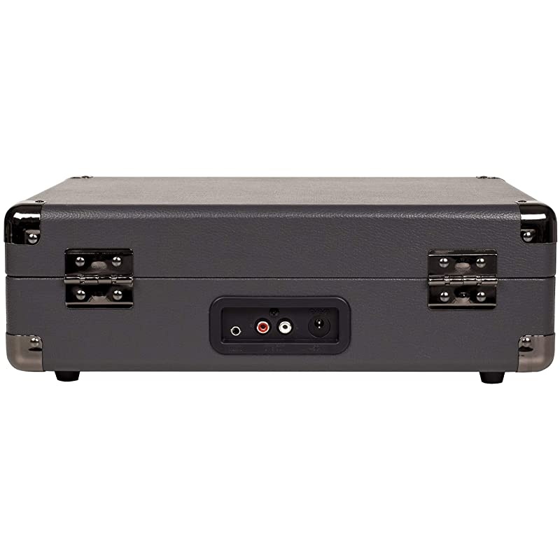 Cruiser Deluxe Vintage 3Speed Bluetooth Suitcase Turntable Slate