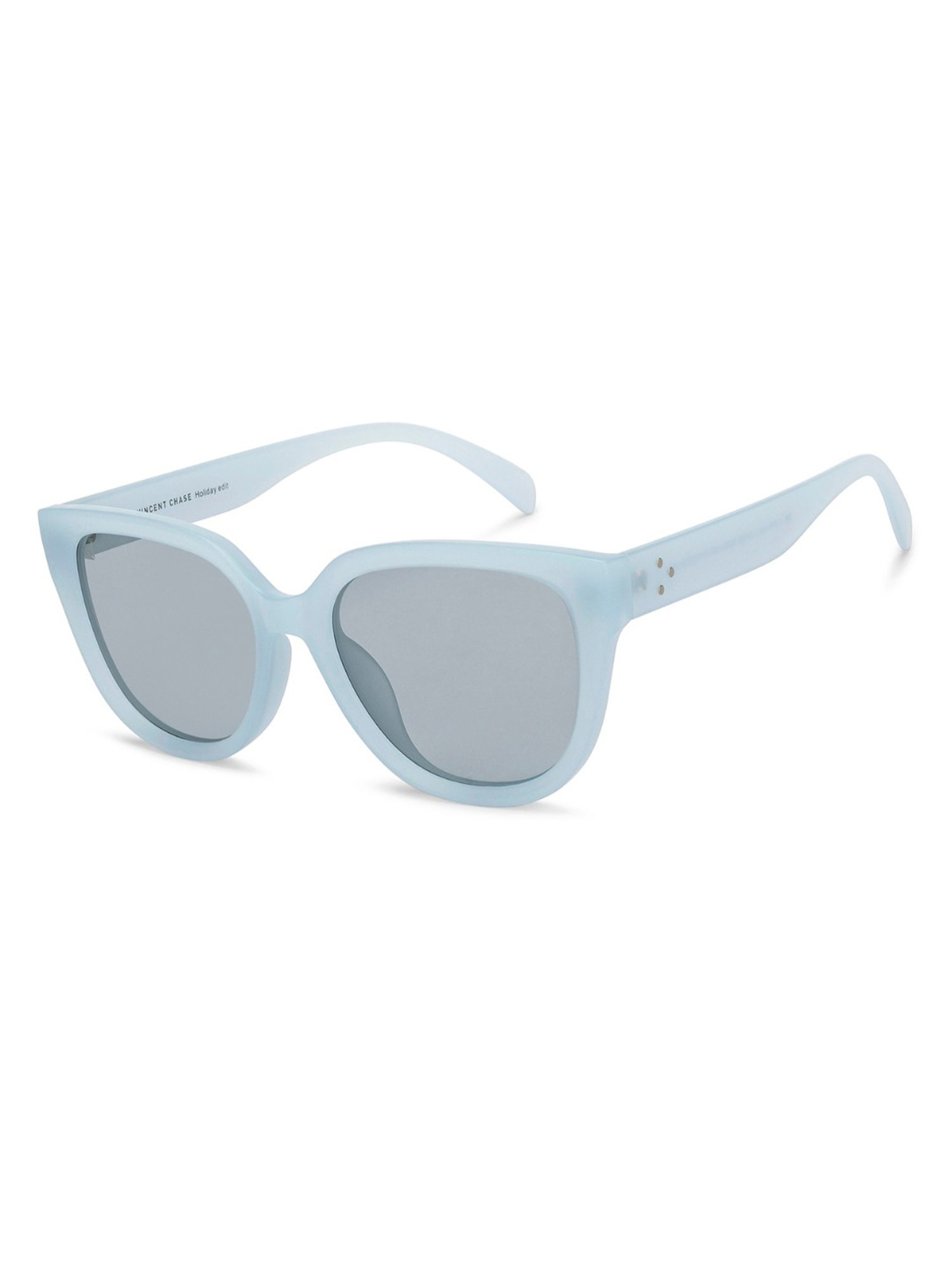 Vincent Chase HOLIDAY EDIT Blue Wayfarer Polarised and UV Protected Lens Unisex Sunglasses