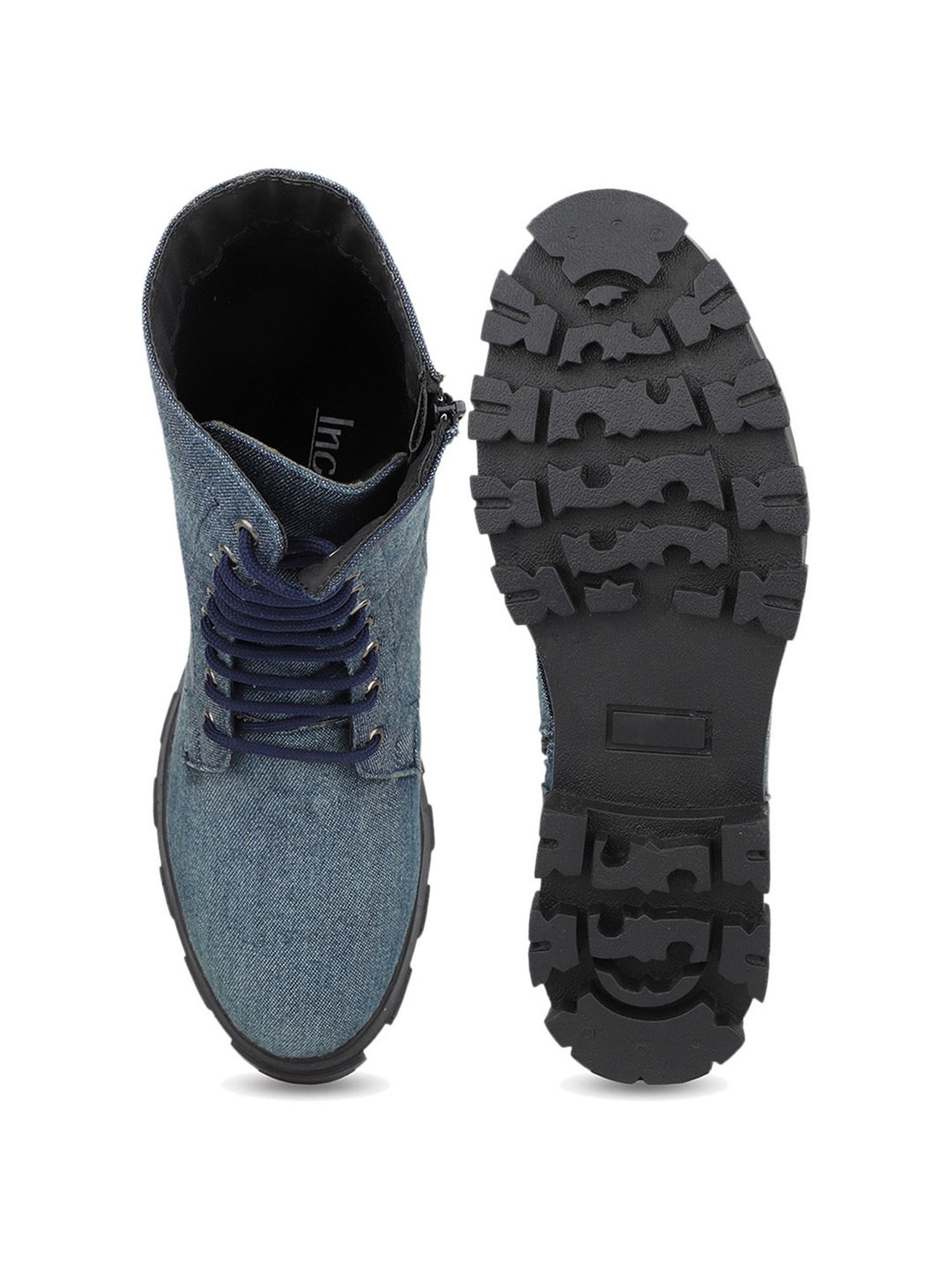 Inc.5 Women's Navy Derby Boots