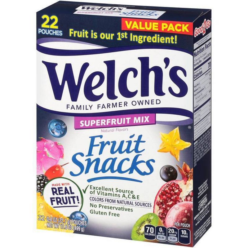 Welch's Super Fruit Snacks - 22ct