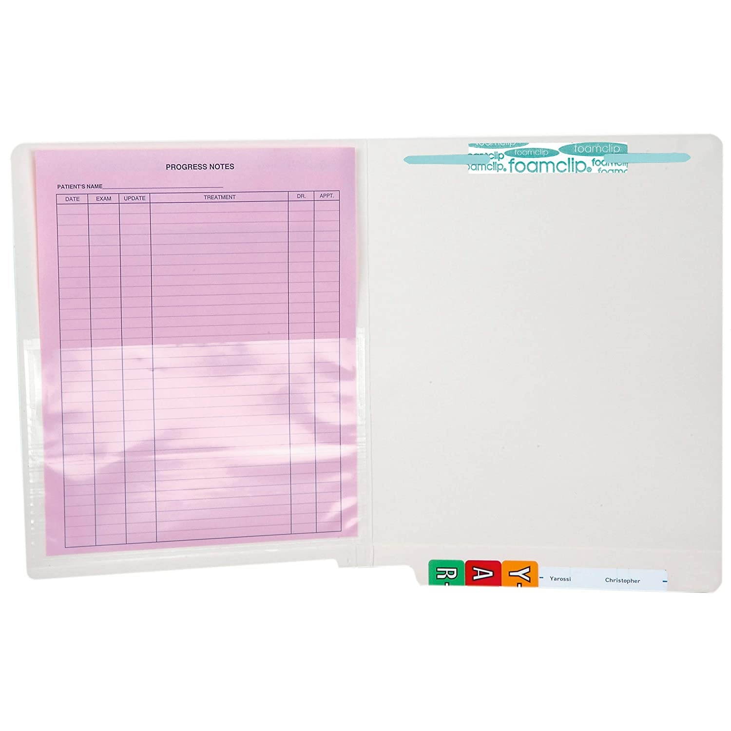 Tabbies Clear Self-Stick Poly Pocket, 100/Box, Easily Add a Pocket to Anything