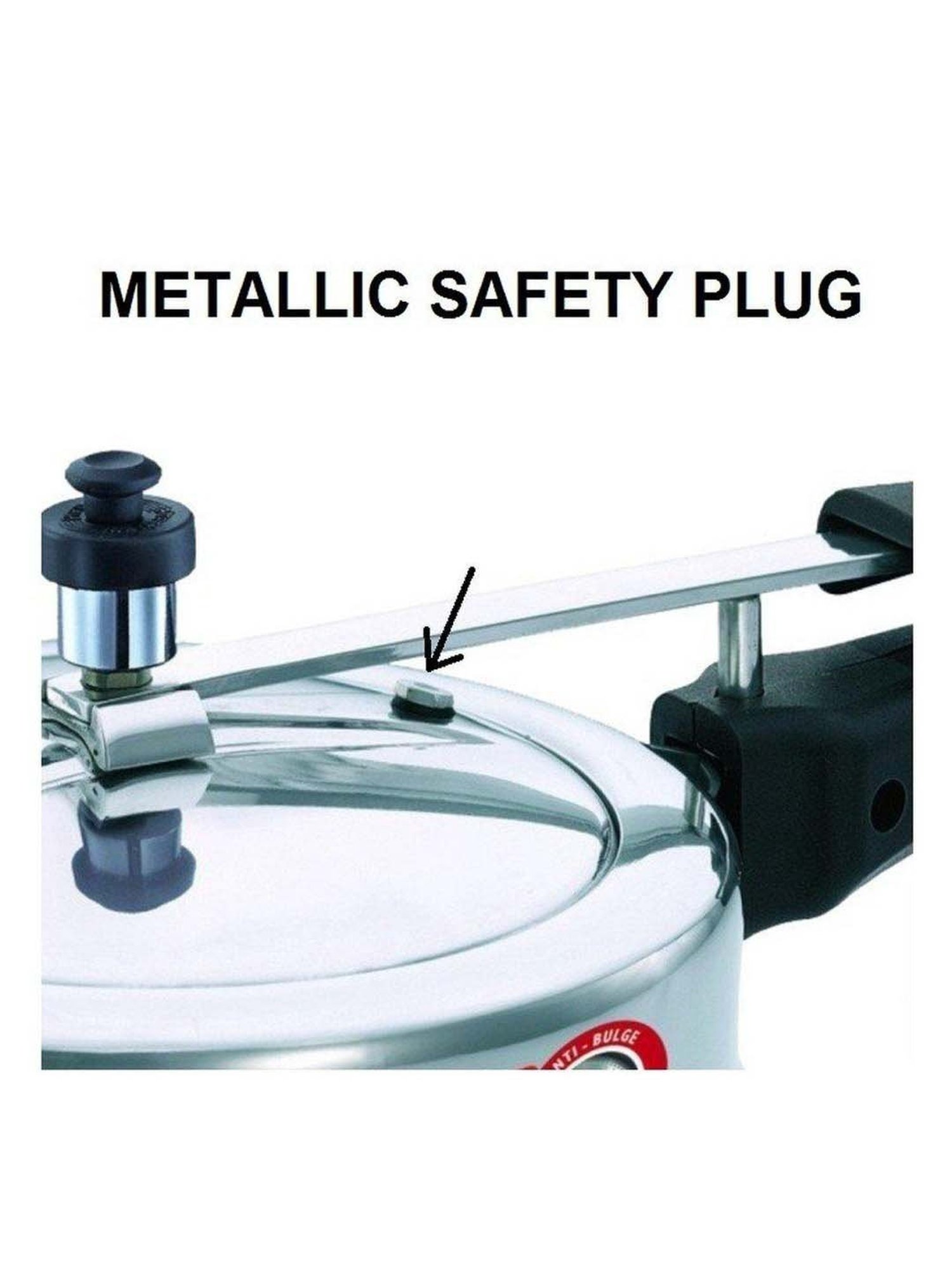 Pigeon Silver Stainless steel Pressure Cooker (10 L)