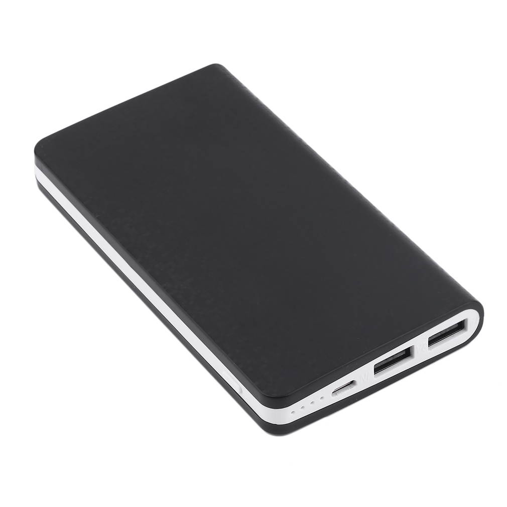 Compact Size QC2.0 8000MAH Plastic Shell Mobile Phone Power Bank Portable Charger Battery Bank For Iphone White/Black