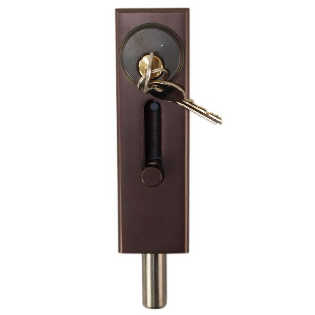 Progressive Hardware R1000 DU Duranodic Drop Bolt Lock for Revolving Doors and Other Applications