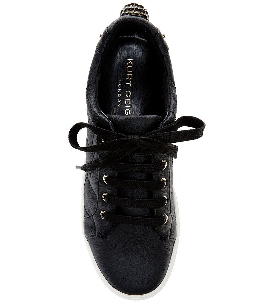 Kurt Geiger London Ludo Quilted Leather Ornament Detail Sneakers