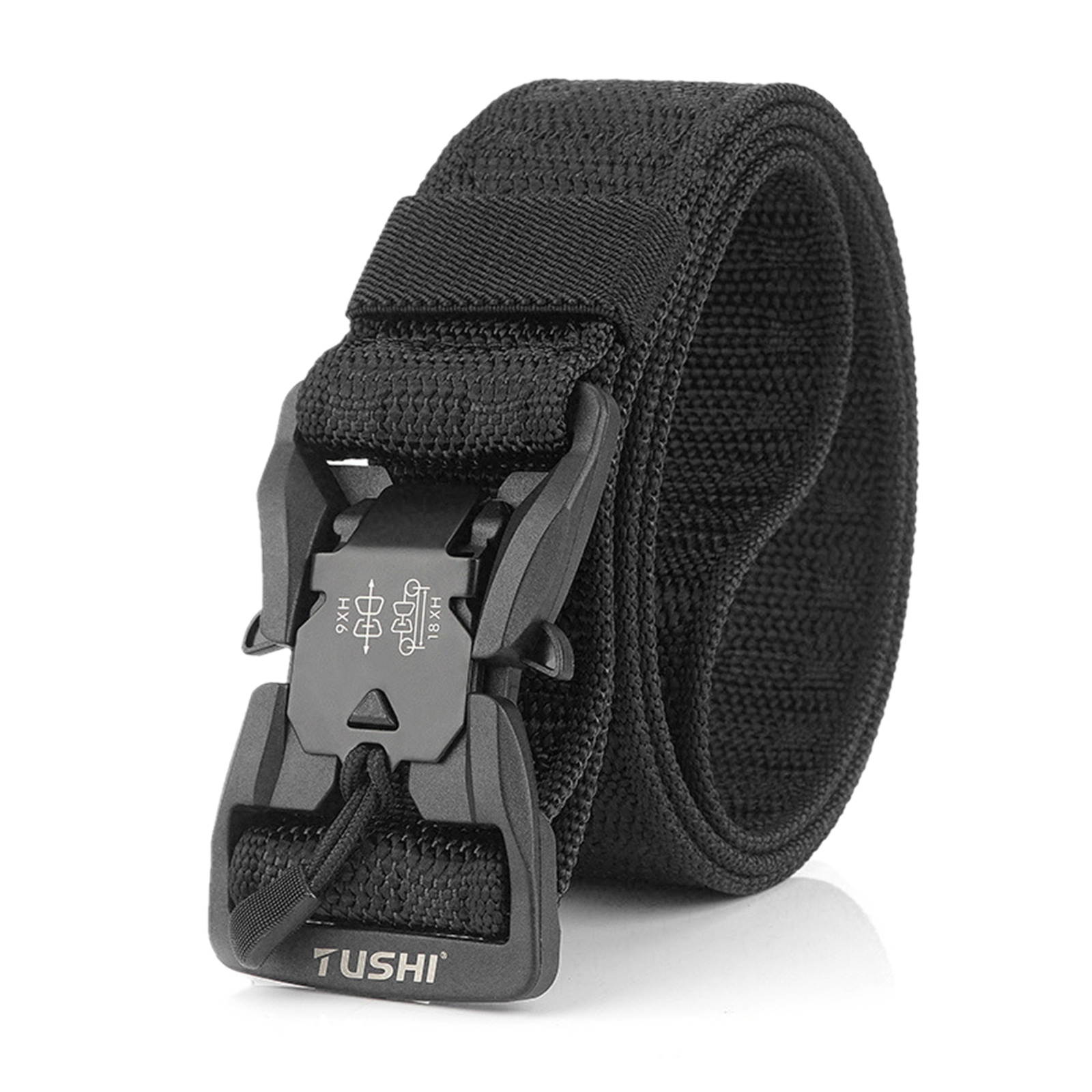 Men's Heavy Duty Tactical Military Belt Fashion with Quick-Release Metal Buckle