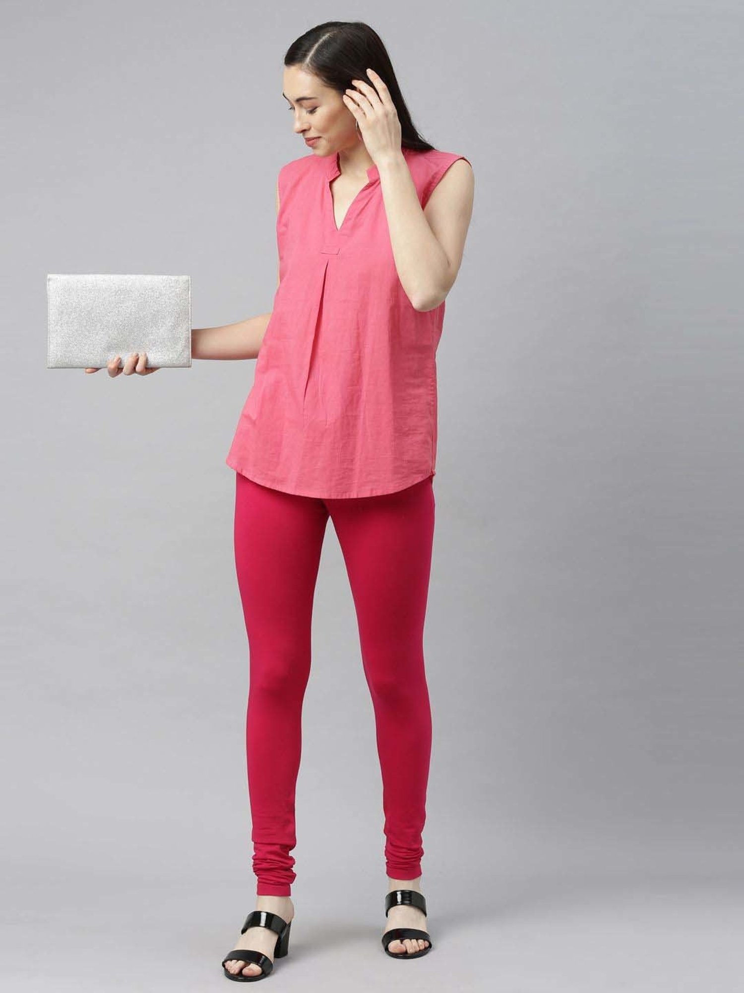 JCSS Pink Cotton Leggings