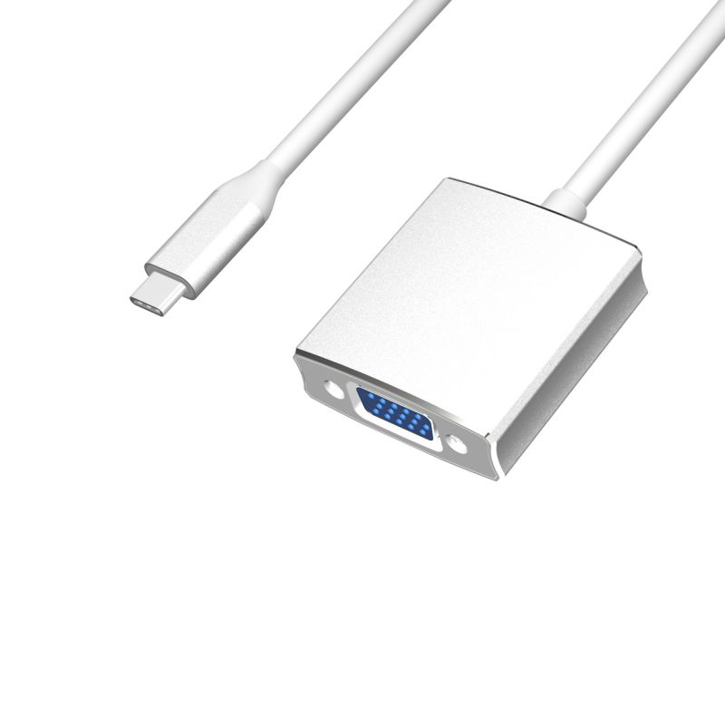 Type-c to VGA adapter cable high Pure Oxygen-free Copper 1080P HD resolution