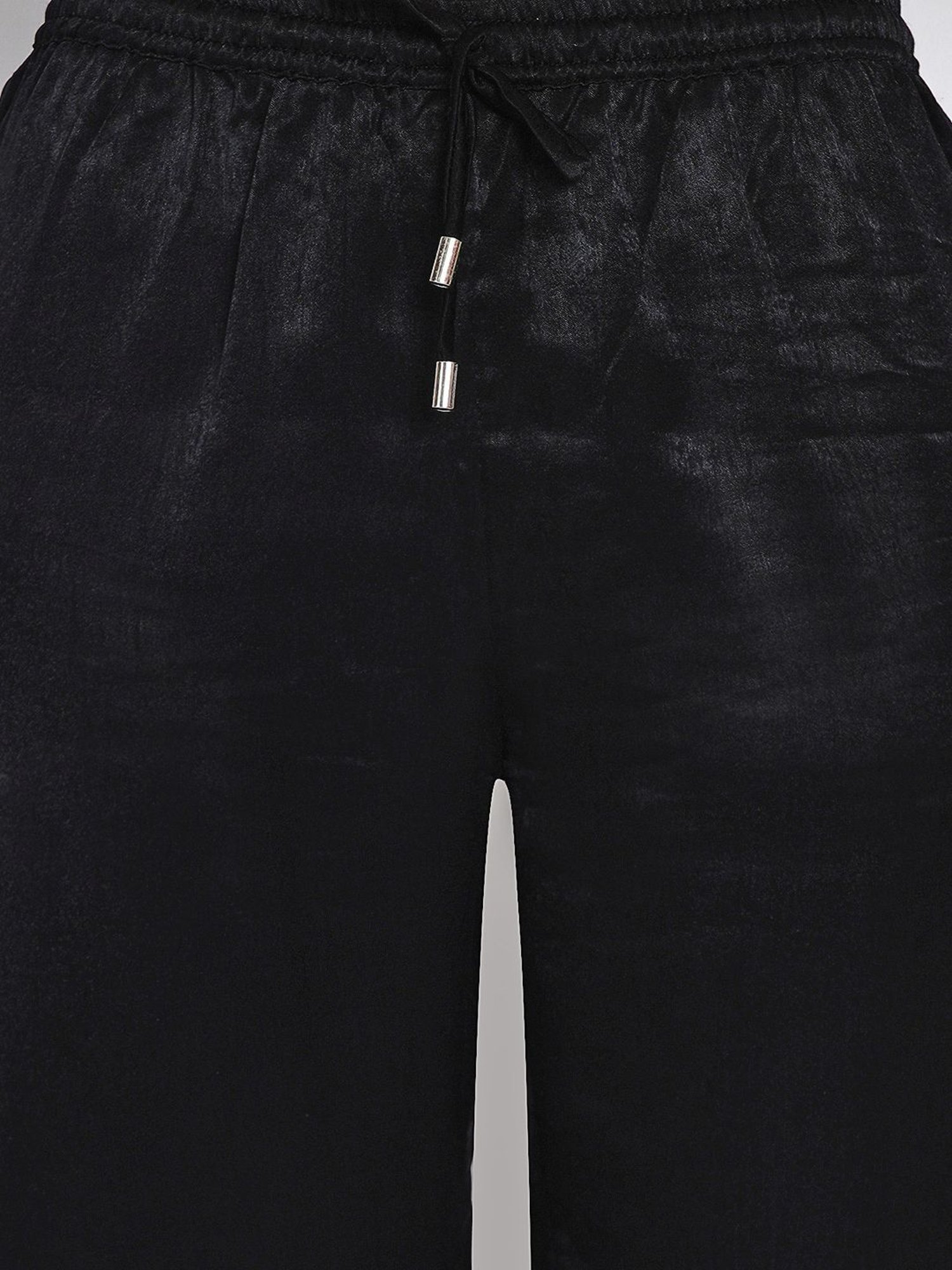 Erotissch Black Lace Work Top Capris Set