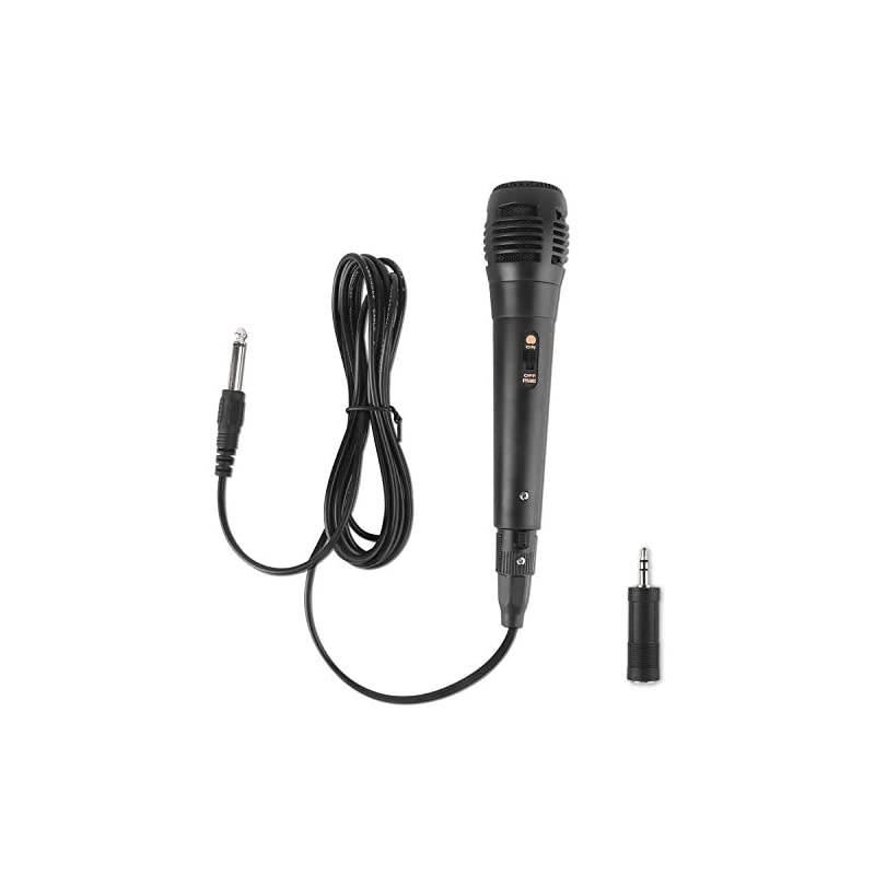 Unidirectional Dynamic Microphone with 10ft Cord for Singing,Vocal Handheld Microphone for Karaoke,Speech,Wedding