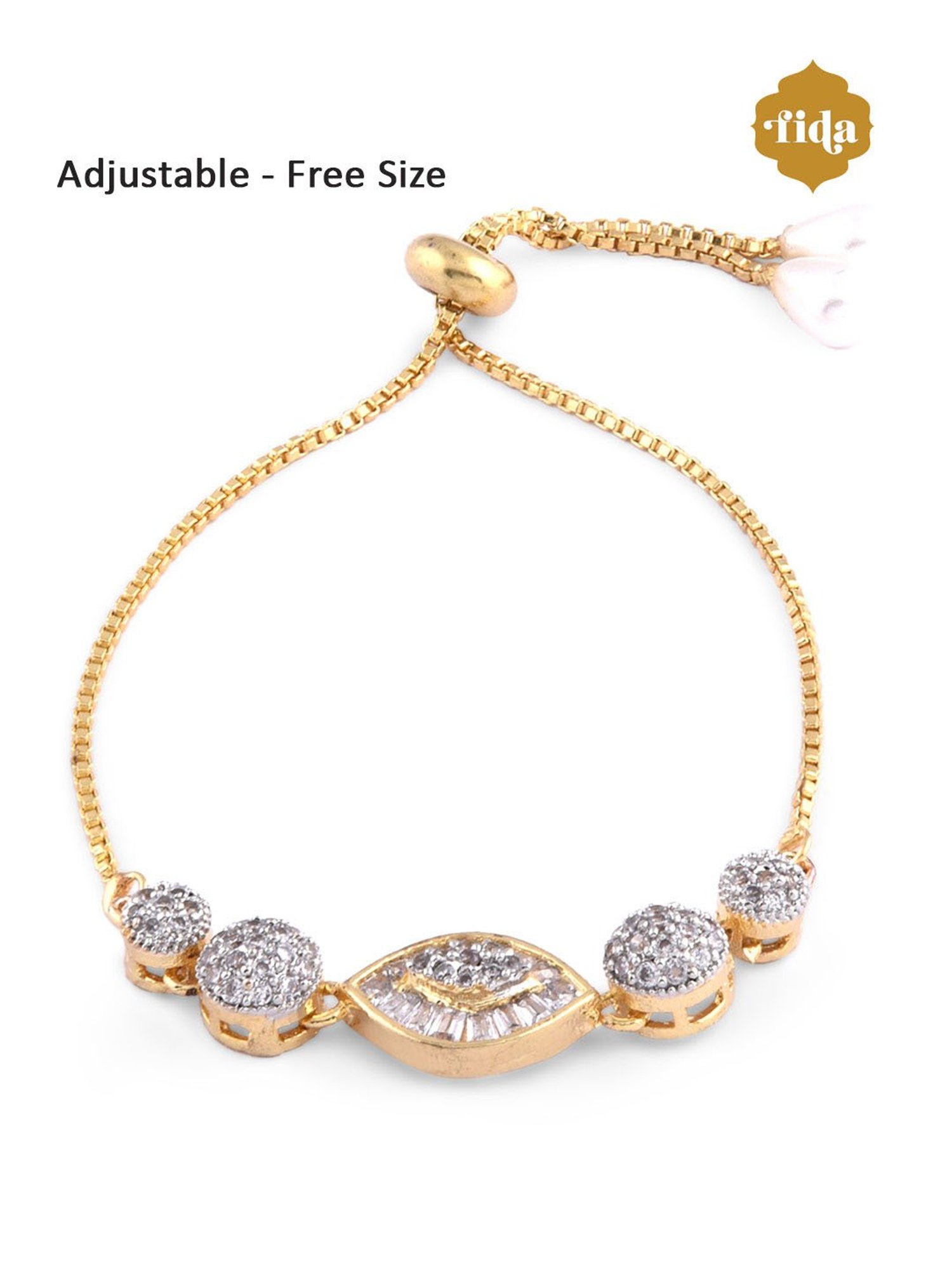 Ted Baker Crystal Sweetheart Adjustable Bracelet for Women
