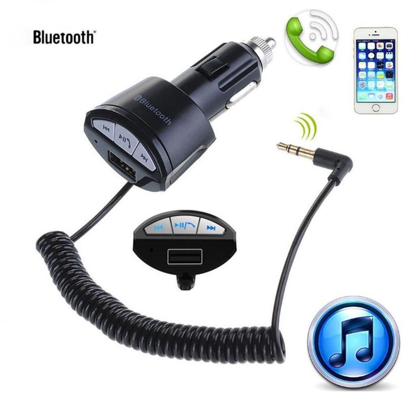 BC10 Bluetooth Car Hands-free 3.5mm AUX Stereo Audio Receiver Adapter Car Kits JAN16 car-styling led car styling