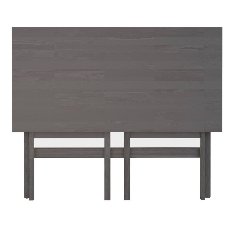 Xander Foldable Desk Oyster Gray - Winsome