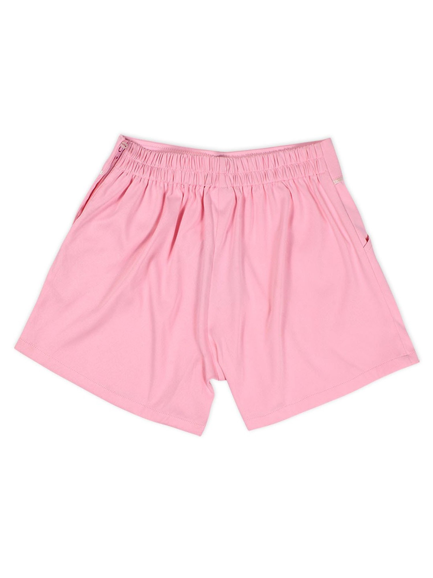 United Colors of Benetton Kids White Solid Shorts