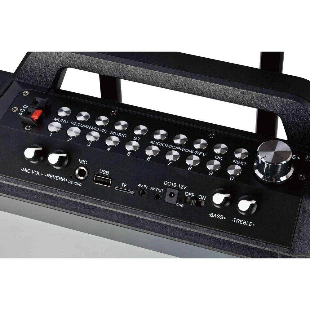 Qfxr Kar-812 2X5" Prtbl Krke Spkr Sys