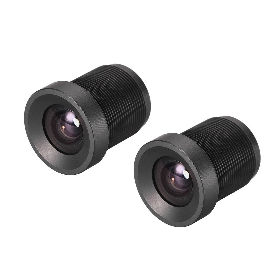 2 Pcs Camera Lens 3.6mm Focal Length 720P F2.0 1/3 Inch Wide Angle for CCD Camera
